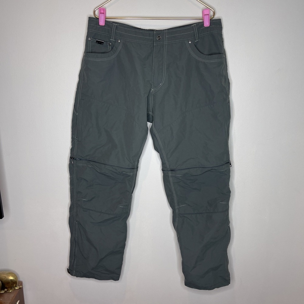 Mens Kuhl Stealth Zip Off System Grey‎ 38 x 30